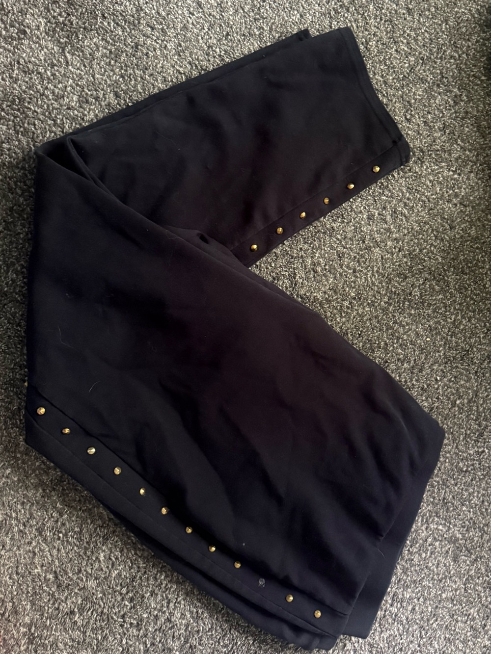 Black Gold Studded Leggings